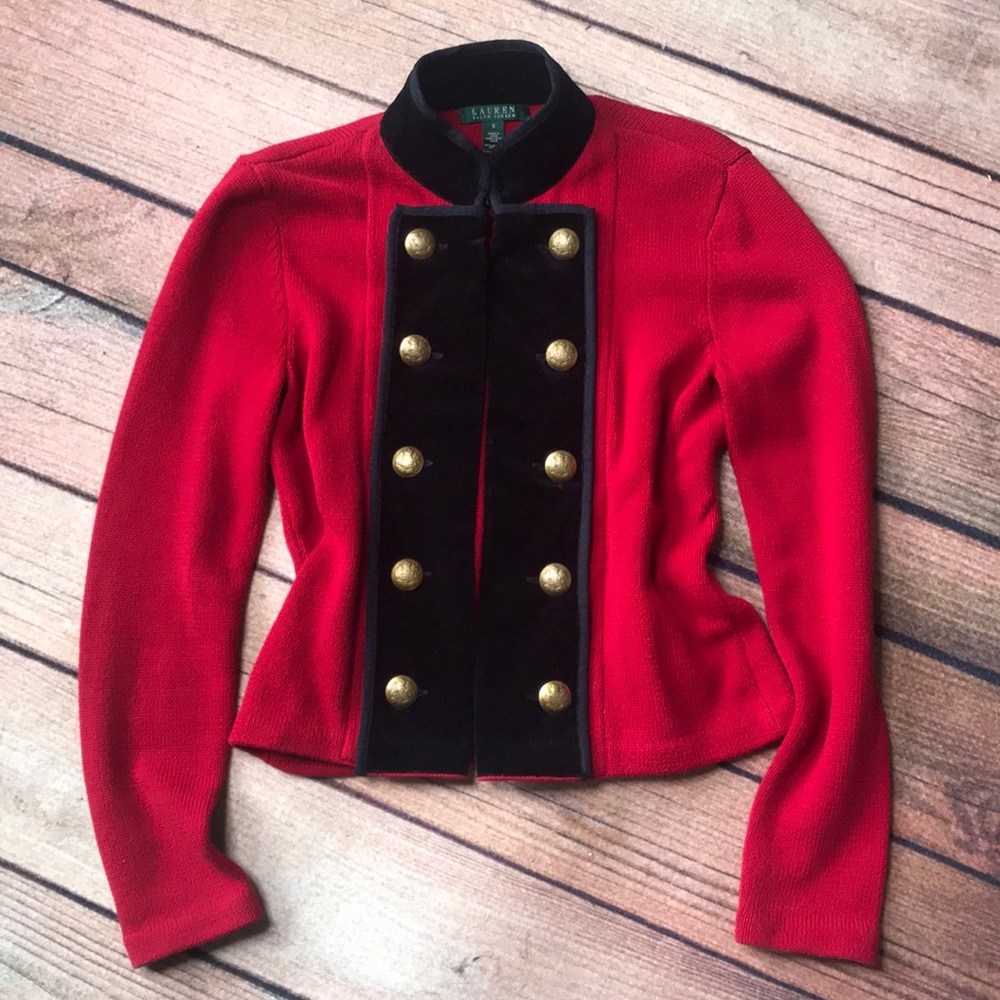 Lauren Ralph Lauren Military cardigan sweater